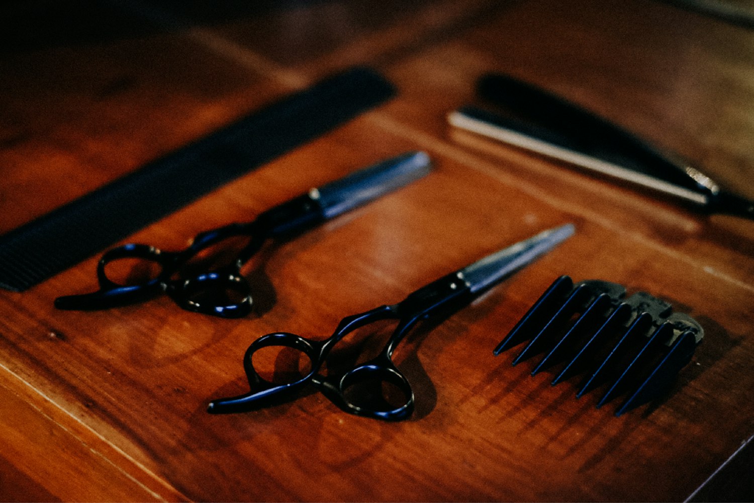 Scissors and combs